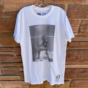 RARE Roots of Fight Conor McGregor White T-shirt - Size Medium UFC MMA Boxing